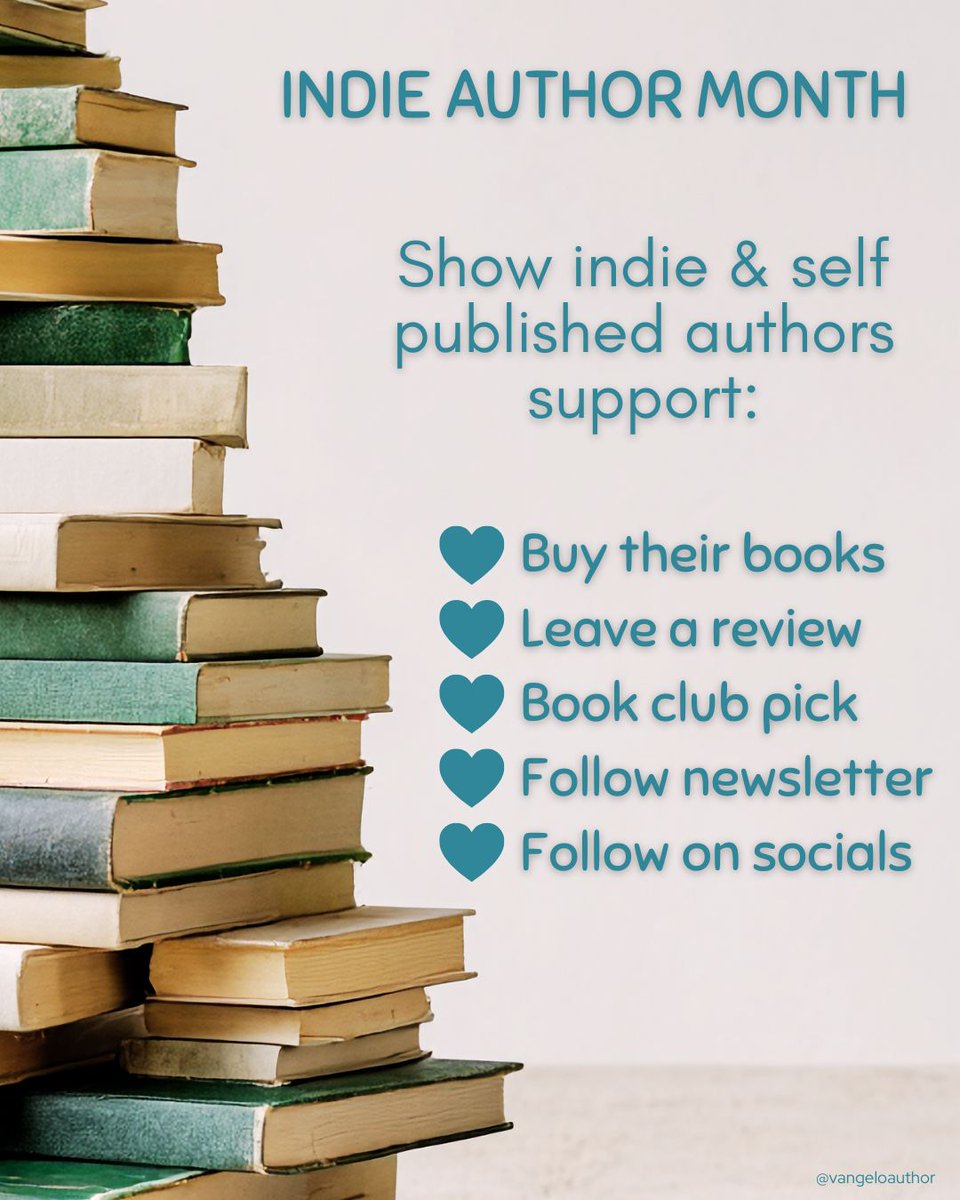 vangeloauthor's tweet image. Before Indie Author Month comes to an end, here are some ways to support indie writers &amp;amp; authors! #IndieApril #indieauthors #supportindieauthors