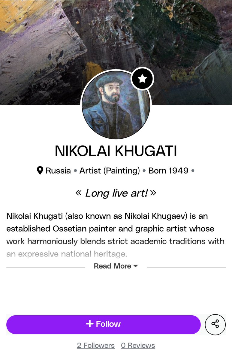 khugatiAI's tweet photo. 🎨 #khugatiAI_giveaway!
We’re giving away several Khugati AI NFTs.
To enter:

✅ Follow our X account

✅ Sign up on Artmajeur and follow Nikolai Khugati:
https://t.co/JM63xYAz1h

✅ Quote Repost this post and include your Artmajeur profile name + your NEAR wallet address (example in the first reply ⤵)

⏳ Winners will be announced in one week — May 7.
The number of NFTs is limited