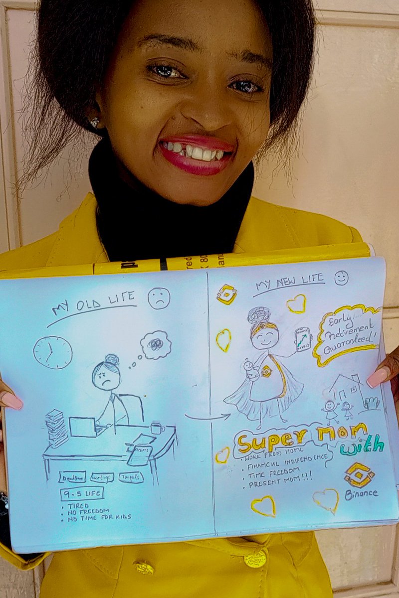 Doll319874's tweet photo. @binance 16M &amp; counting, Congratulations Binance 🎉
This artwork tells the story of a happy, present mom — something that once felt out of reach. Binance opened a door for me to earn while still being there for my kid, and that means everything. Truly grateful. Keep pushing forward! 💪🥳 https://t.co/EiJfDIYCZE