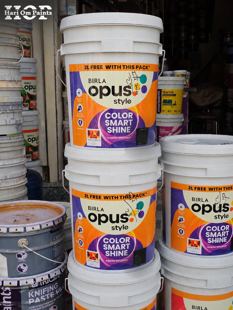 Hariompaints's tweet image. Style Color Smart Shine ✨️✅️

#hariompaints #birlaopus #interiordesign #emulsions #shine #post #premiumquality