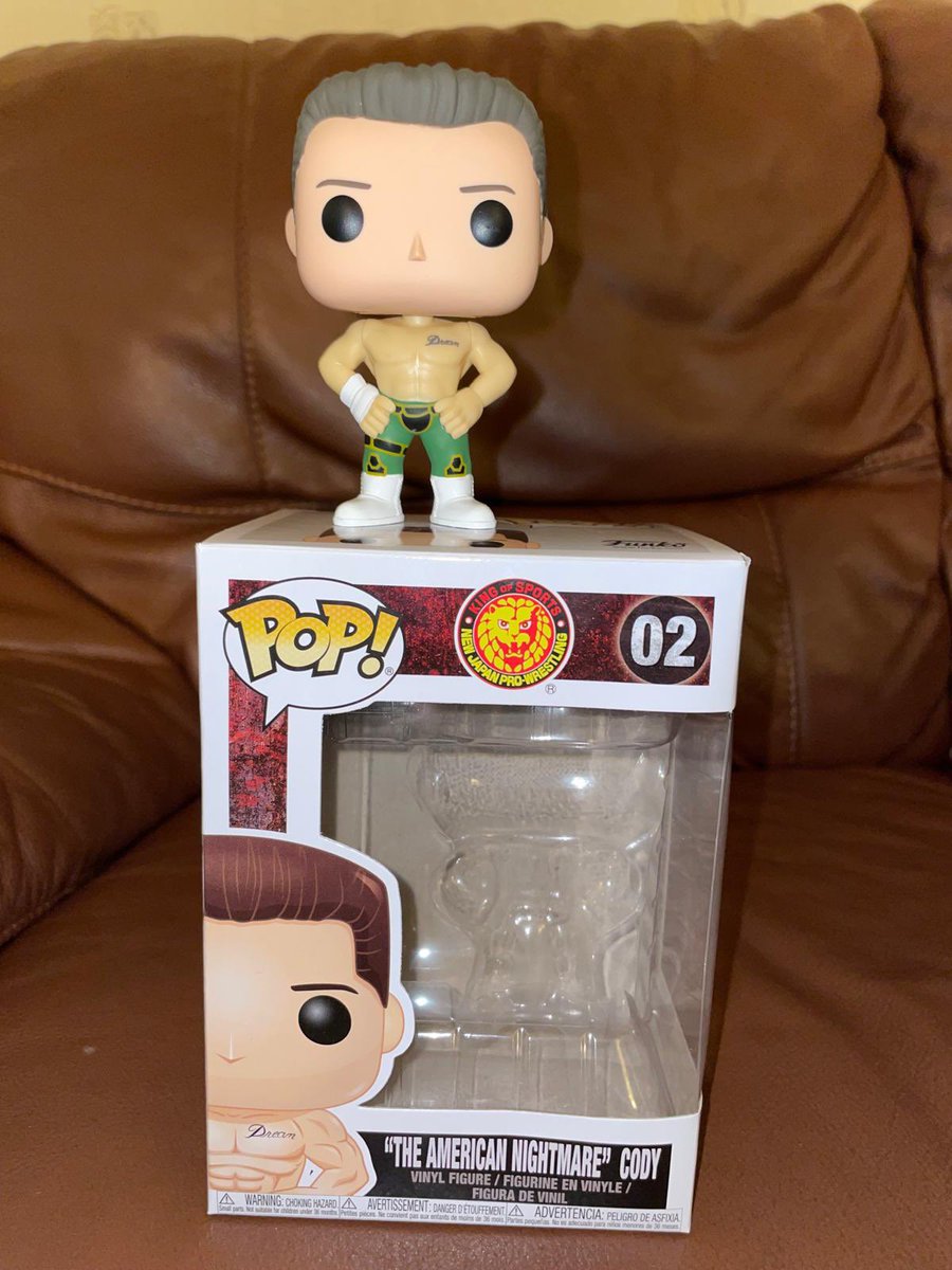 Georgie_84's tweet image. DELIVERY!!

Fifth and final Cody Pop - for now - is here!

The year is young though… let’s get at least two more out this year, eh Funko? 👀😏

@CodyRhodes ❤️🤍💙

#codyrhodes #qb1 #americannightmare #goldenboy #funkopop