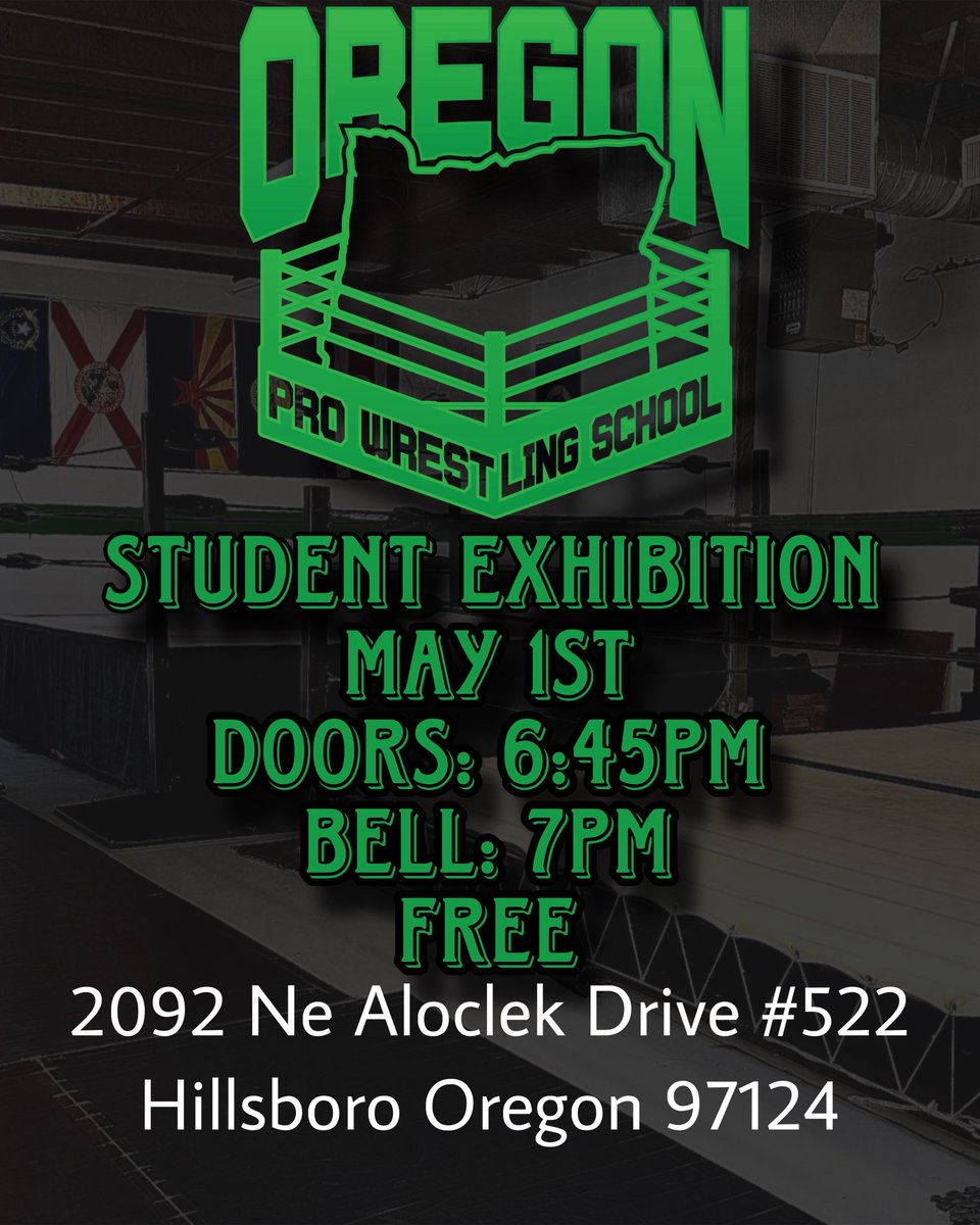 Oregon Pro Wrestling School tweet media