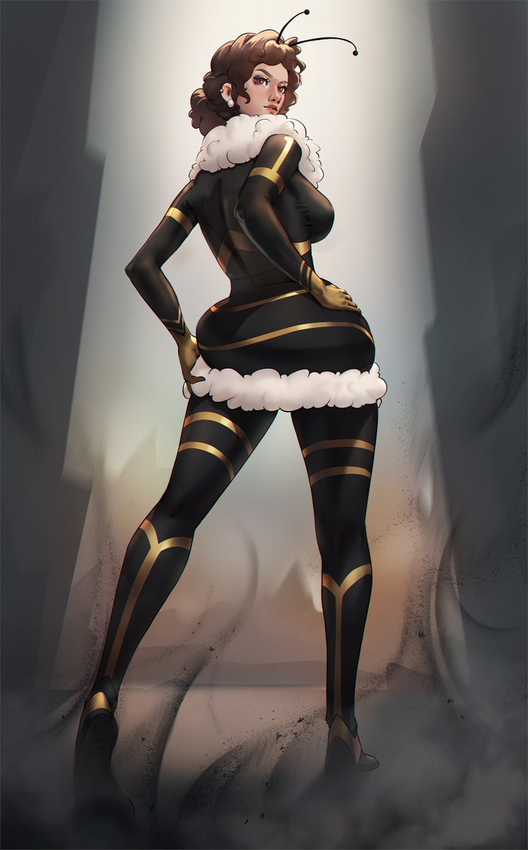Two_Shan_art's tweet photo. Queen of the Hive #VGenChallenge https://t.co/LewUNqbdLA