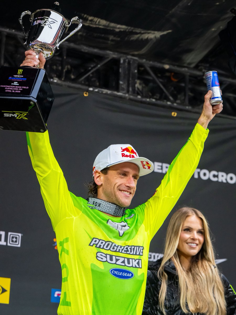 procircuit78's tweet photo. Kickstart Kenny lit up Cleveland 🔥 @KenRoczen94 

Philly is next. Drop your predictions 👇 

#WeRace #ProCircuit https://t.co/GQPuE8TOC3