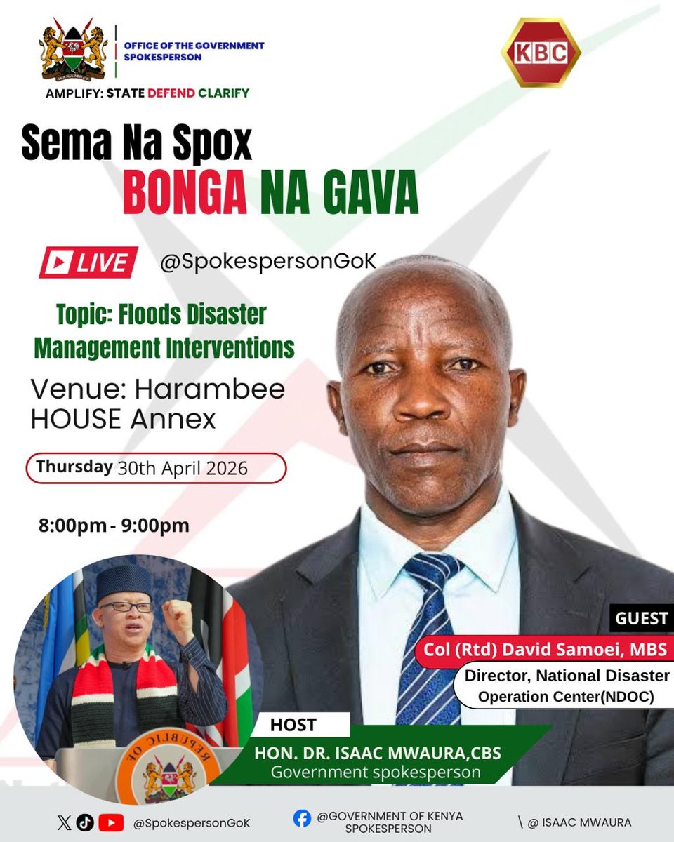 National Disaster Operations Centre-Kenya tweet media