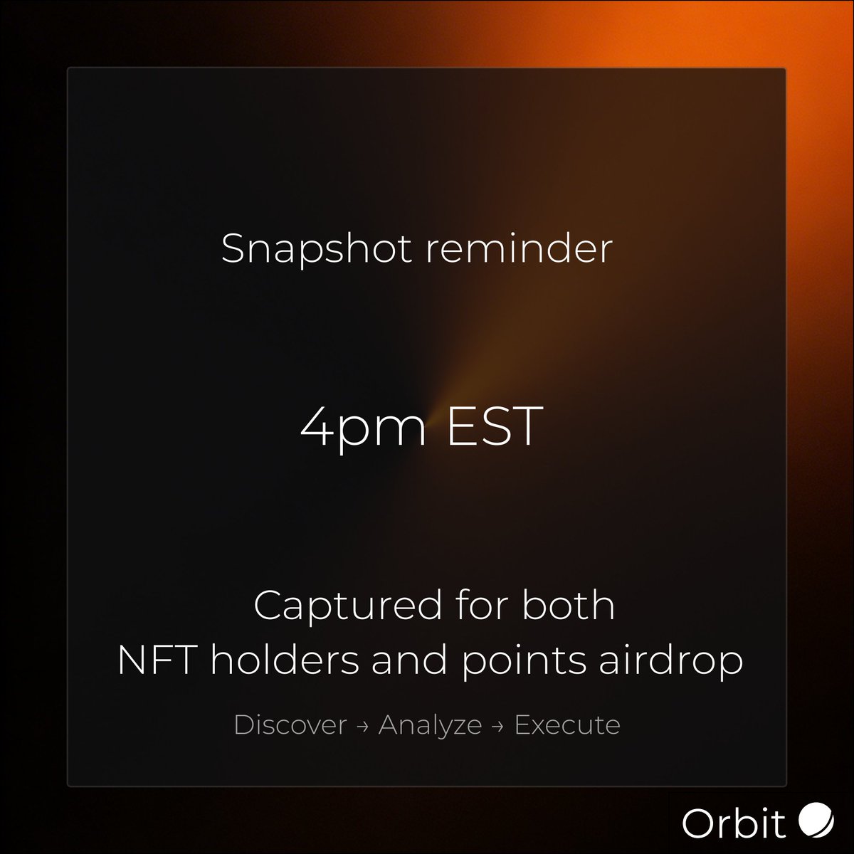 Orbit tweet media