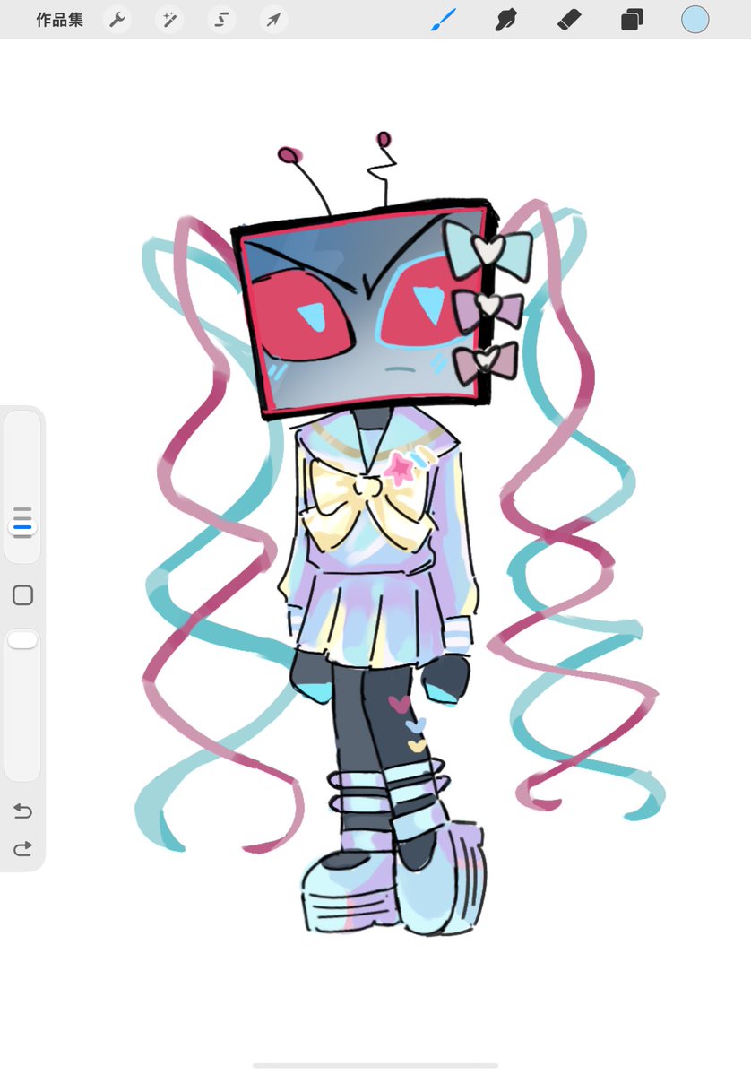 pxq0h's tweet image. #vox #hazbinfanart