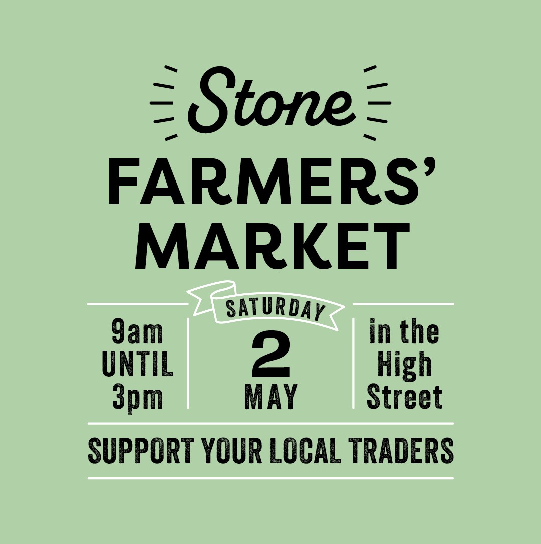 Staffordbc's tweet image. #Stone Farmers’ Market returns this Saturday, with plenty of delicious treats and handmade products to enjoy. Pop down, say hello and support your local traders. While you’re there take the opportunity to browse the fantastic range of independent shops along the High Street too.