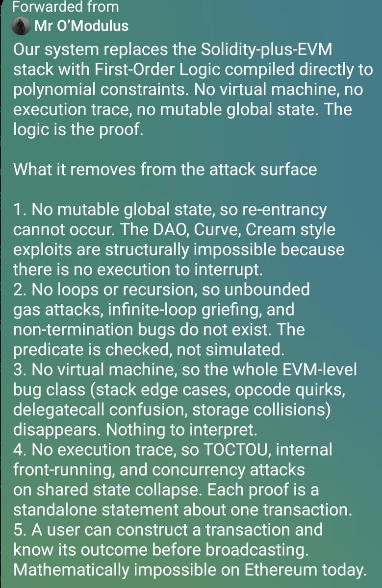 cultdao_LayerX's tweet photo. What does @ModulusZK solve you may ask, here some clear answers from @MrOmodulus

#Moduluszk
Powered by @wearecultdao 
$CULT https://t.co/Q7XUD7uJ0Z