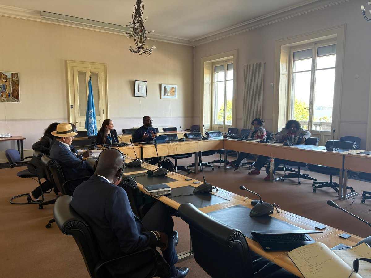 AU_ECOSOCC's tweet image. Earlier today in Geneva, #Switzerland🇨🇭, ECOSOCC and the United Nations Committee for the Elimination of Racial Discrimination (CERD) committed to an enhanced period of collaboration aimed at ensuring the successful implementation of the African Union Decade of Action on