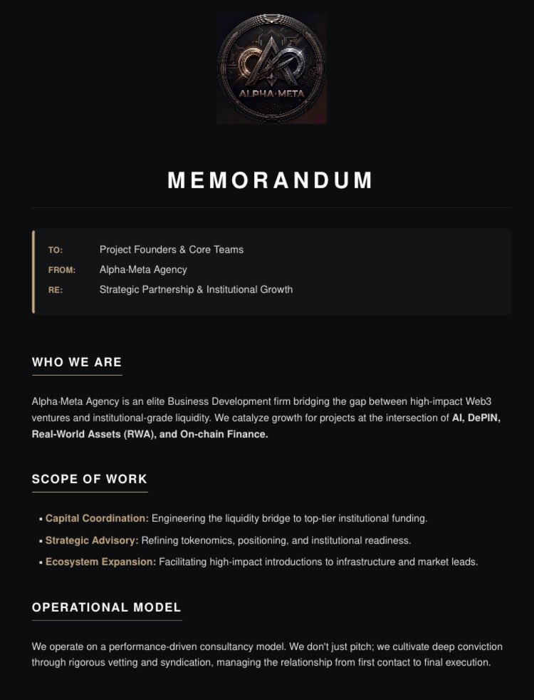 Alpha·Meta Agency tweet media