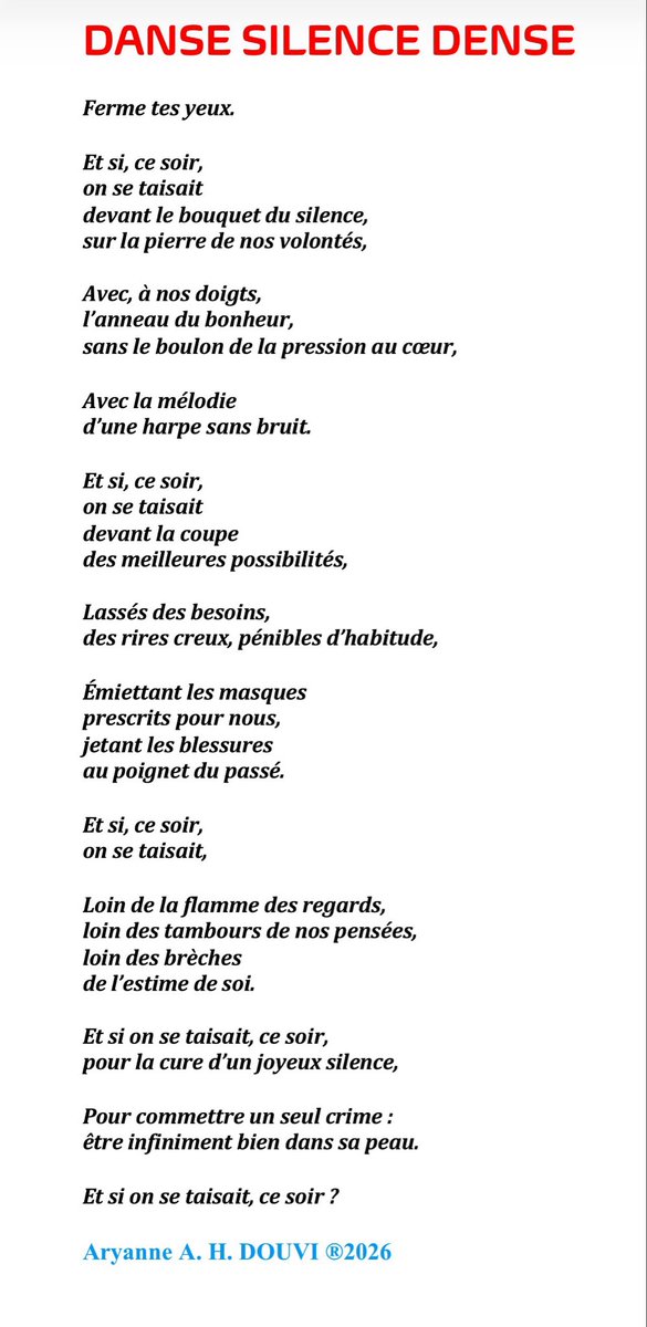 AryanneDOUVI's tweet image. #selflove #poésies #Liberté #silence #Poèmes #Ottawa #Bonheur #passion