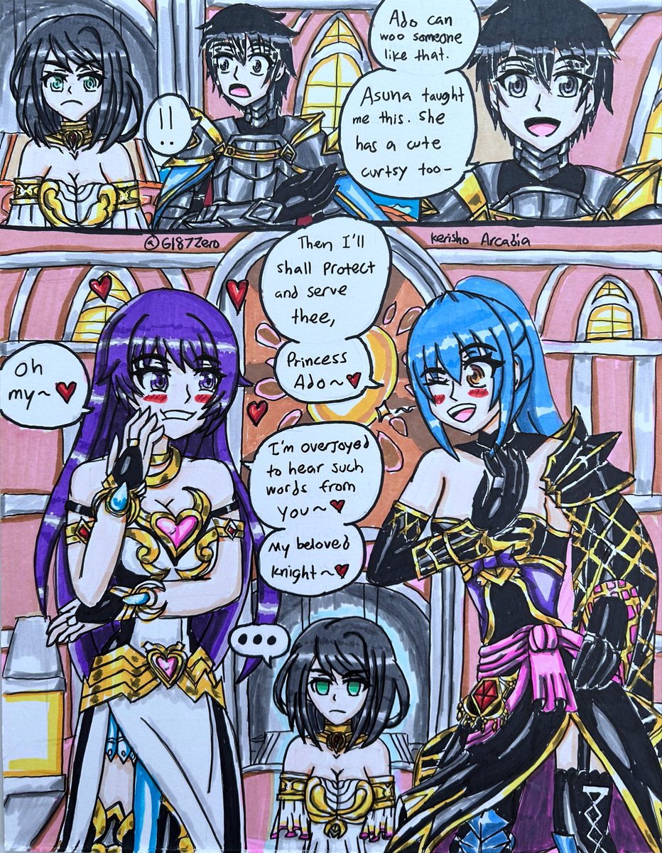 G187Zero's tweet photo. Jealous Koharu 4: Ado (1/3) #IntegralFactor #Swordartonline #originalcharacter #Fanart https://t.co/Yl4j3HmheQ