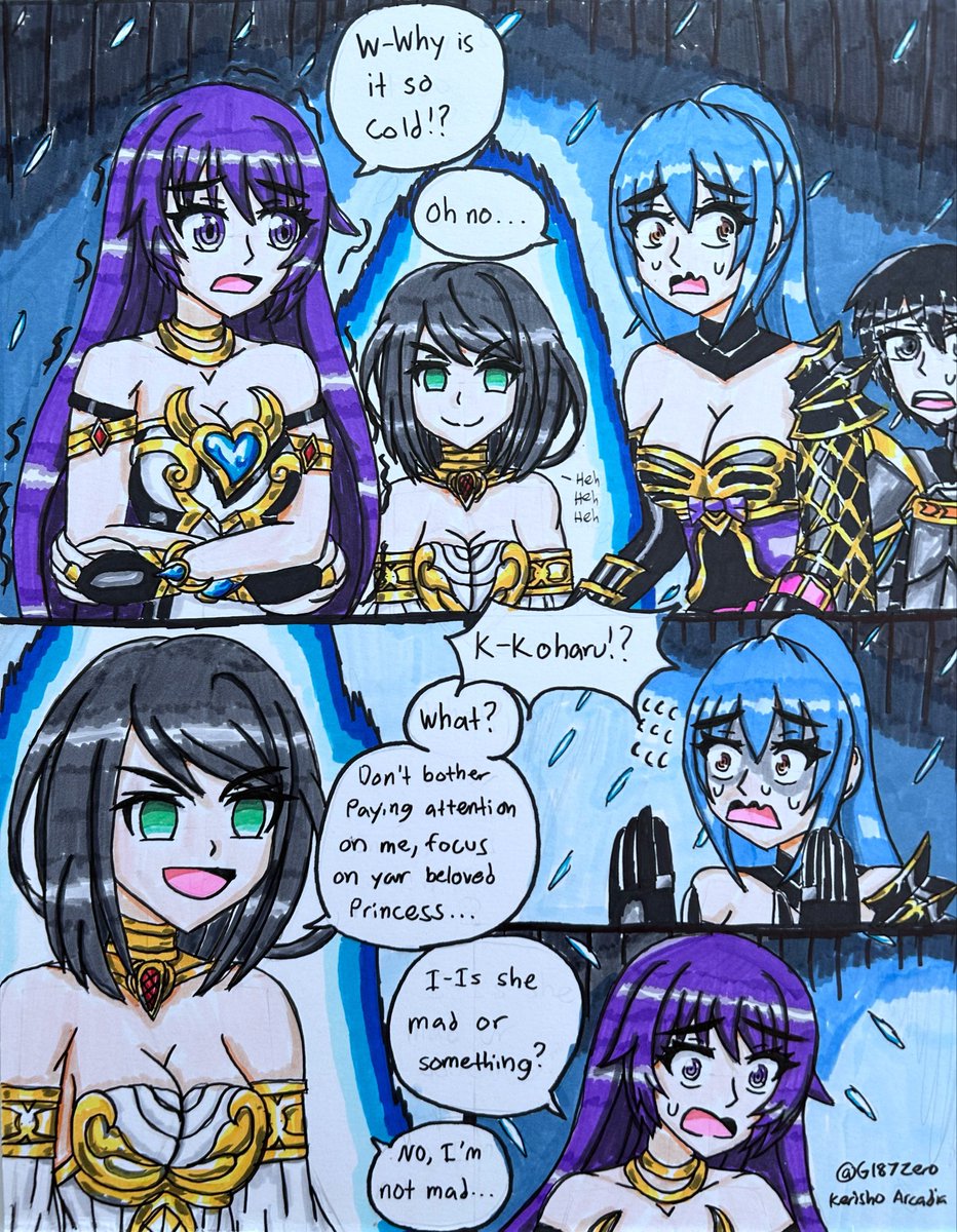 G187Zero's tweet photo. Jealous Koharu 4: Ado (1/3) #IntegralFactor #Swordartonline #originalcharacter #Fanart https://t.co/Yl4j3HmheQ