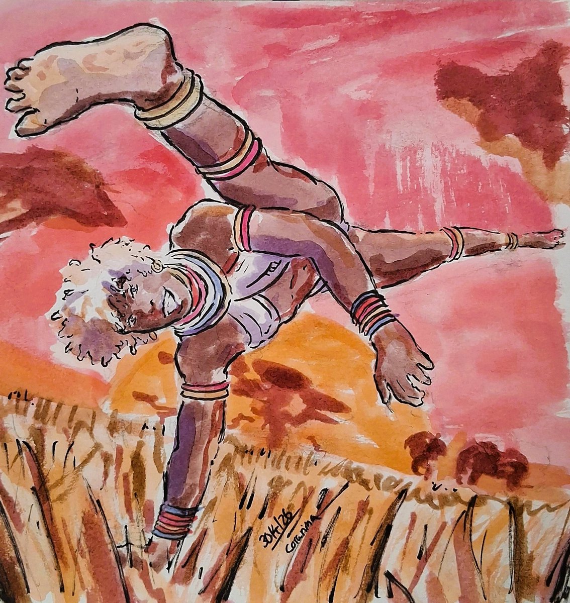 Corarima1's tweet image. Daily 30 minute sketch 1184: Elena

#Streetfighter