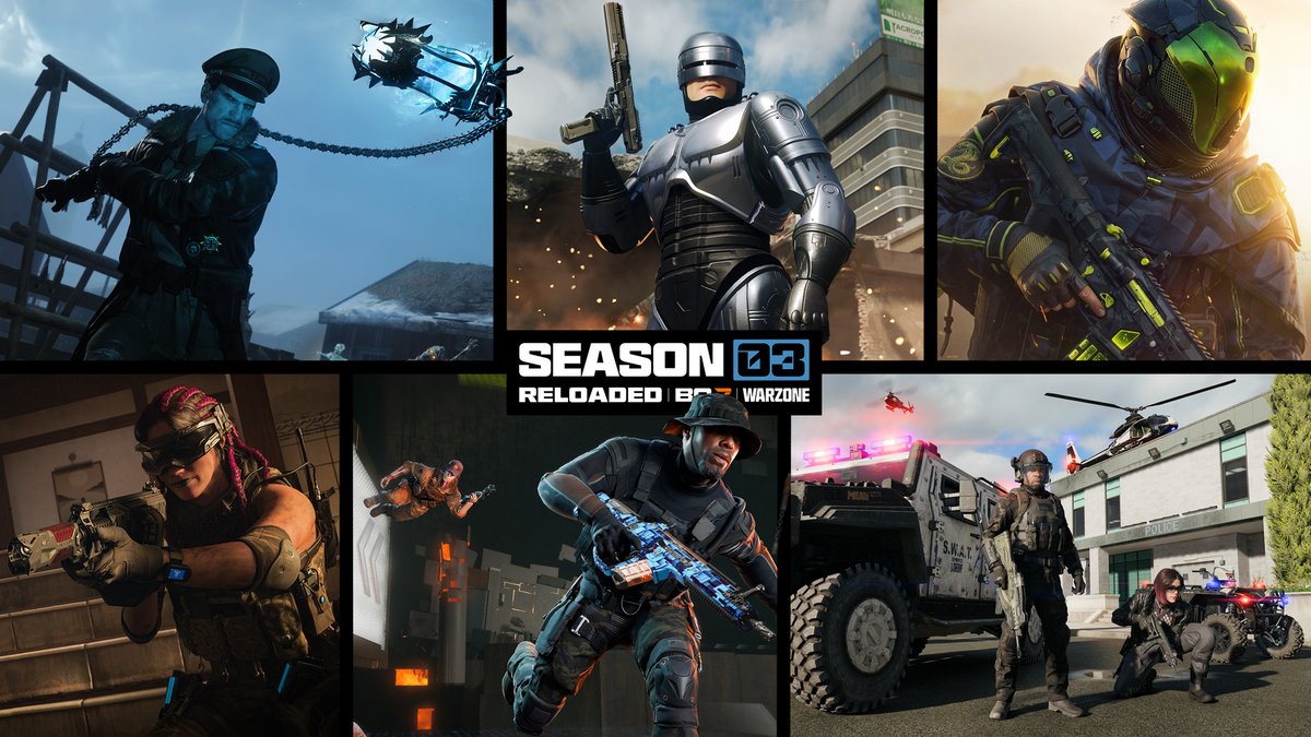 charlieINTEL's tweet image. Black Ops 7 x Warzone Season 03 Reloaded is now live on all platforms -- including the new Zombies map