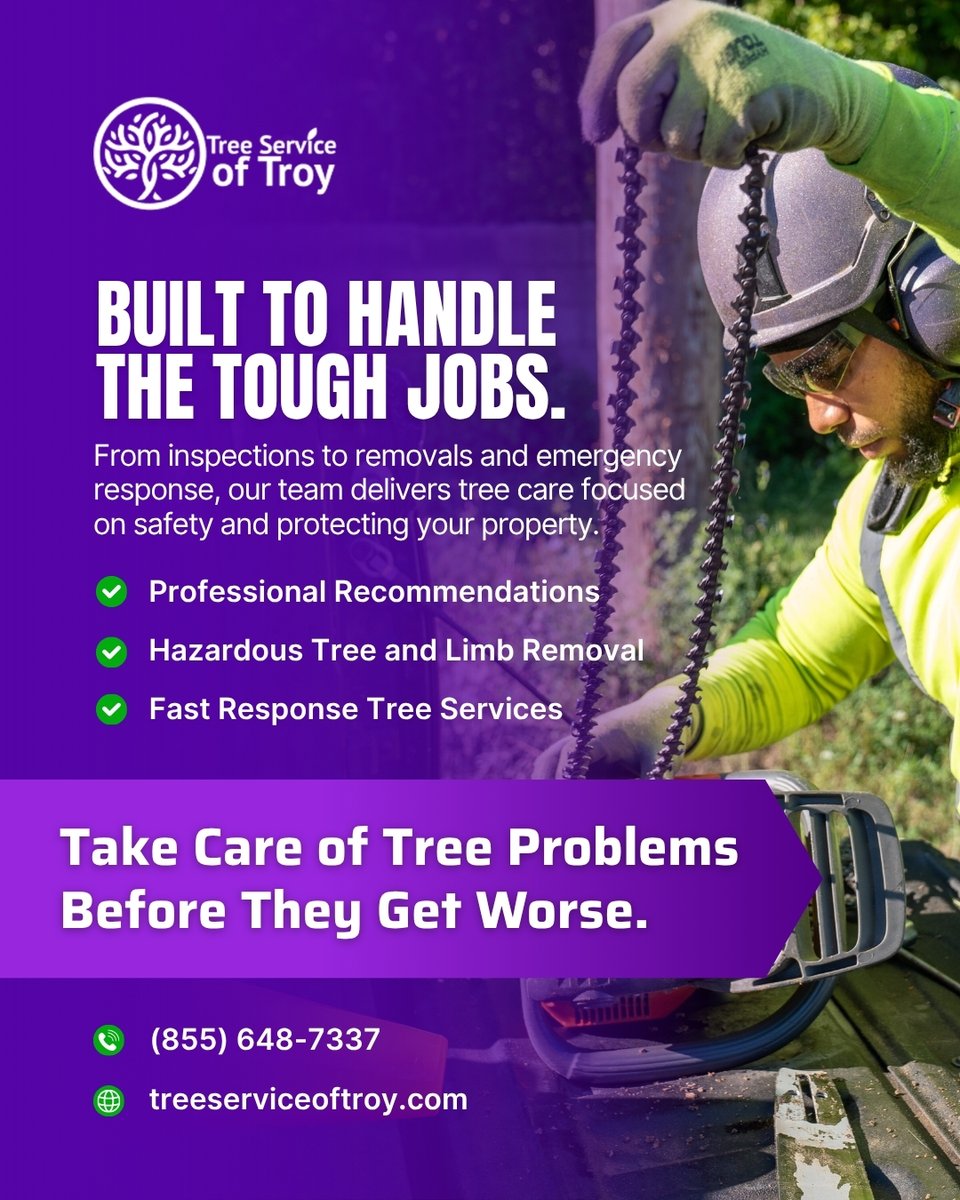 galaxytreemi's tweet image. When it comes to tough tree problems, experience and quick action matter. 

Call Tree Service of Troy at (855) 648-7337 or visit treeserviceoftroy.com to get started.

#TreeServiceOfTroy #TreeRemoval #HazardousTreeRemoval #EmergencyTreeService #TreeCare