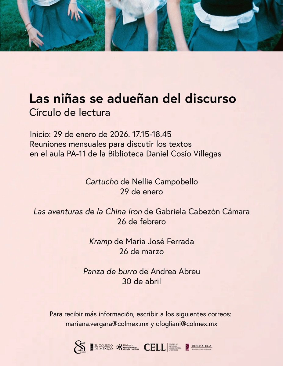 Círculo de lectura COLMEX tweet media