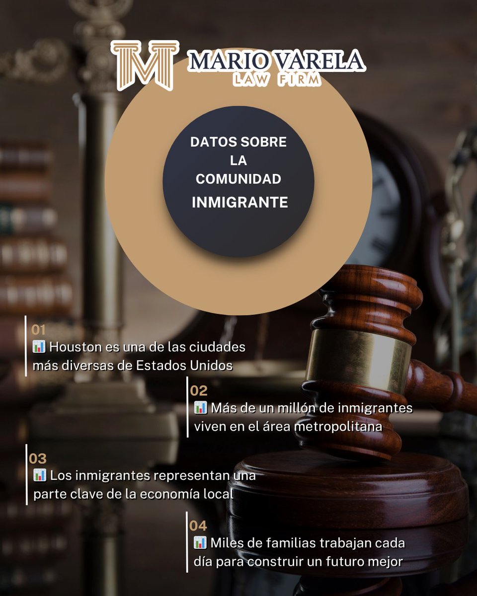 varela_mar83875's tweet image. Houston crece gracias al esfuerzo, talento y dedicación de su comunidad inmigrante.

#HoustonTexas #InmigracionHouston #AbogadoMarioVarela #ComunidadInmigrante #GreenCard #LegalEnUSA