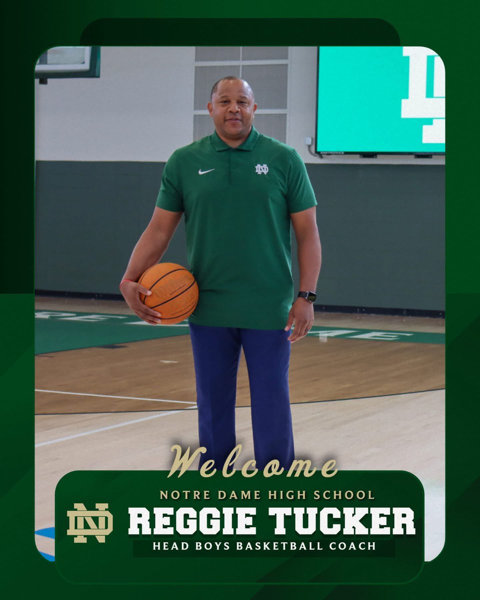 NDChattAthletic's tweet photo. Proven Leader Reggie Tucker Named Head Boys Basketball Coach at Notre Dame High School

See the complete release 👇

📰 ➡️ https://t.co/1bpSj5LX9i

@NDChattMensHoop https://t.co/AJ9LhBkU6b
