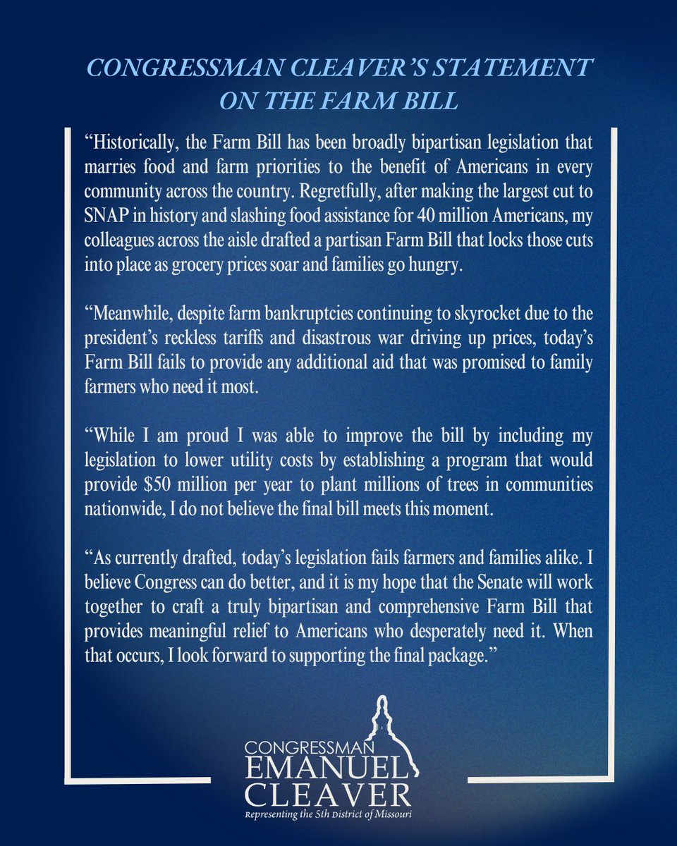 Rep. Emanuel Cleaver tweet media