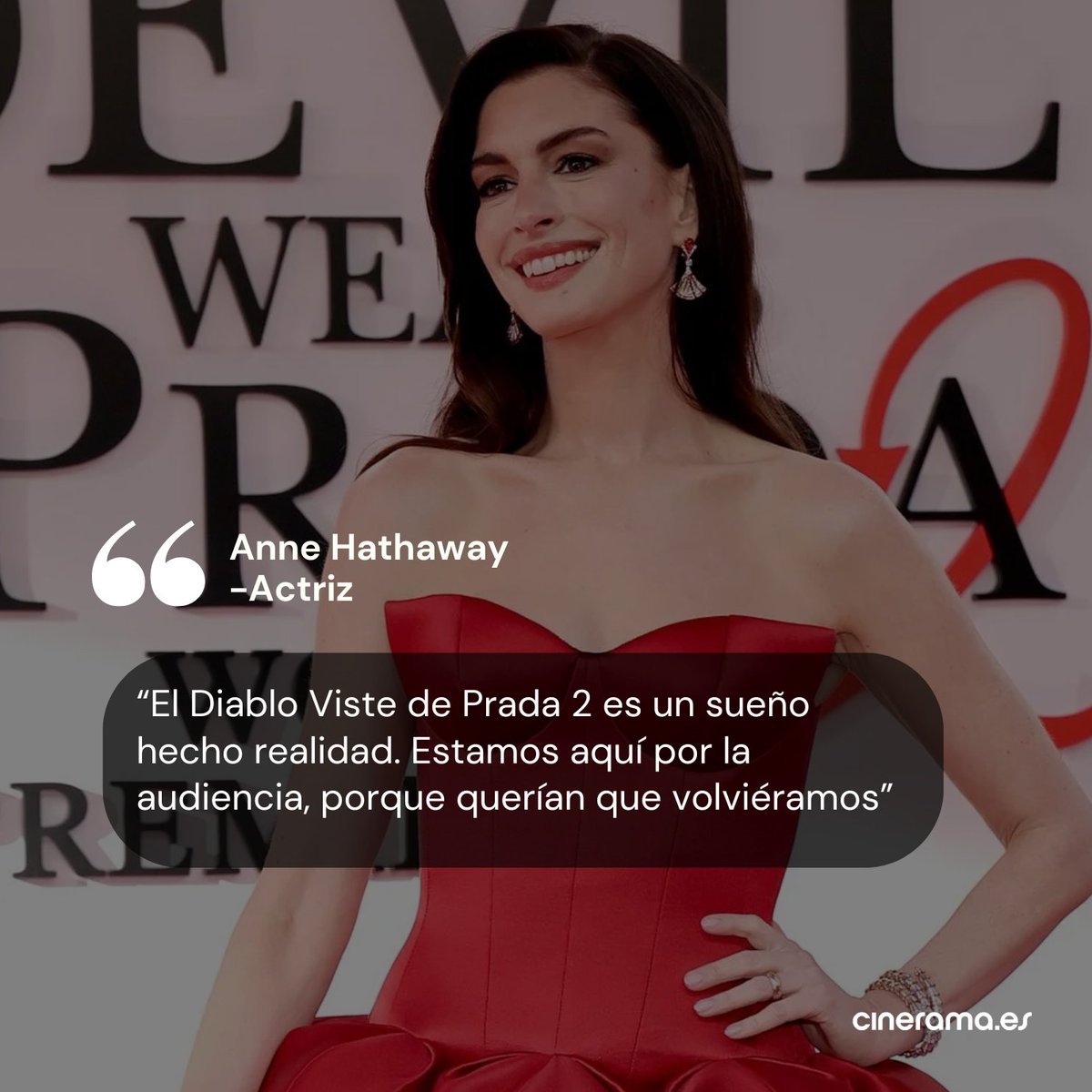 CineramaEs's tweet image. El mejor plan para desconectar son: El Diablo Viste de Prada 2 y una pantalla grande ¿Te vas a perder el 30 de Abril uno de los estrenos más esperados? 
#noticias #novedades #annehathaway