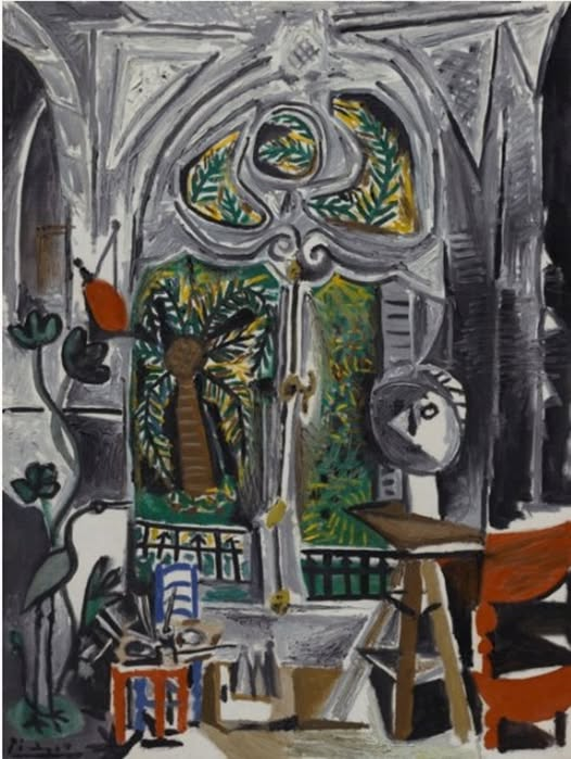 RaBeArt's tweet image. L'Atelier, 1955. Artist: Pablo Picasso. @ Christie's, New York.
#Art #Picasso #Atelier #paintings #spain