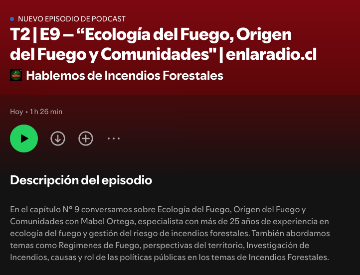 Hablemos de Incendios Forestales tweet media