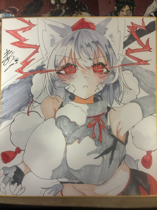 表紙絵を大色紙に描きました