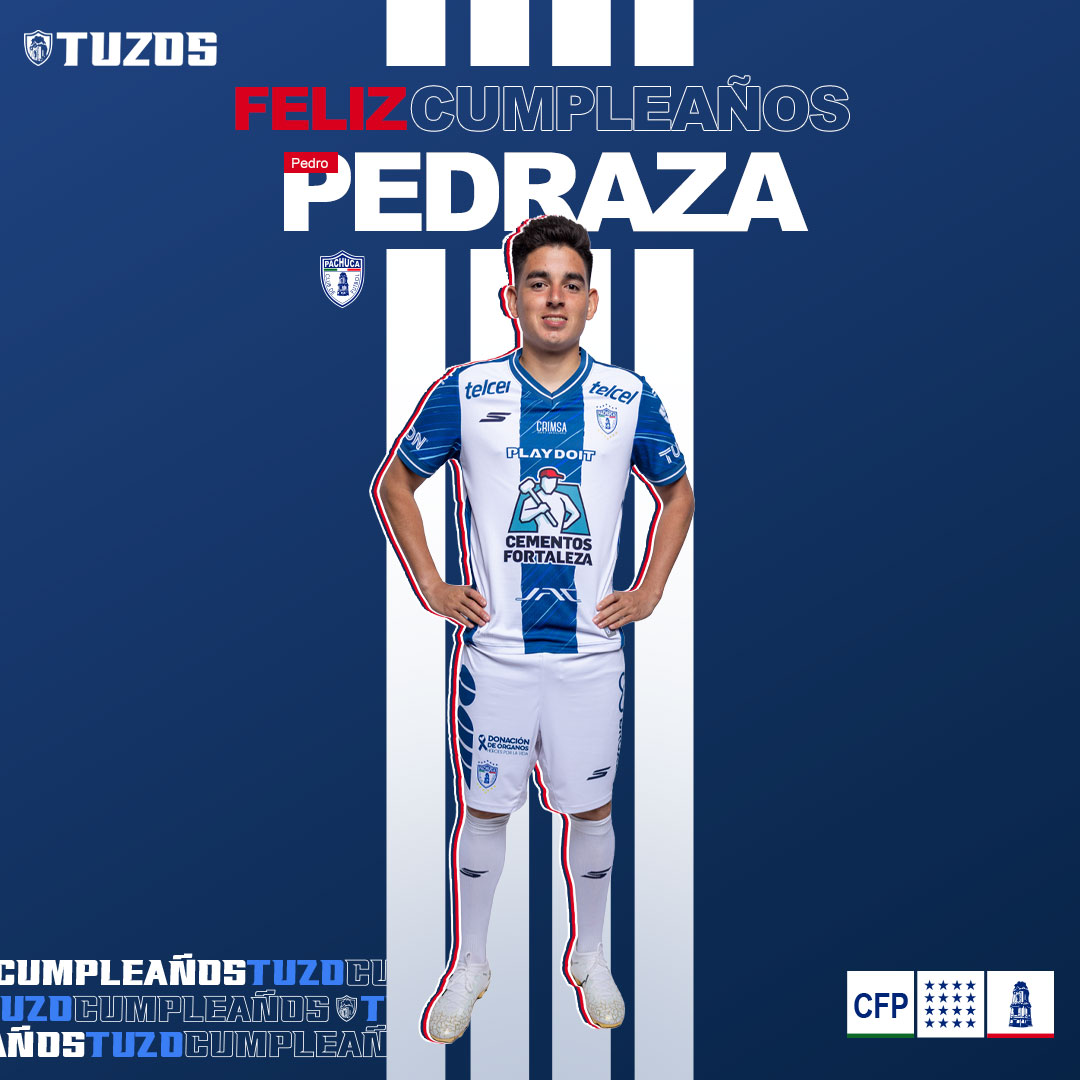 Tuzos's tweet photo. 🥳 | Estamos de fiesta en el campamento blanquiazul:

¡Le deseamos un feliz cumpleaños a nuestro Tuzo, Pedro Pedraza! 🌬️🎂 https://t.co/w7pZhFRsgZ