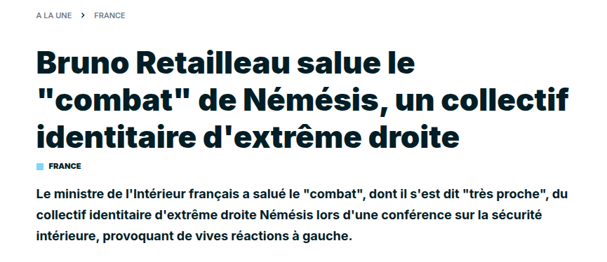MadGui1902's tweet image. Quand on soutient les feminazies de #nemesis je ne pense pas qu'on ait des lecons a donner Benito #Retailleau !