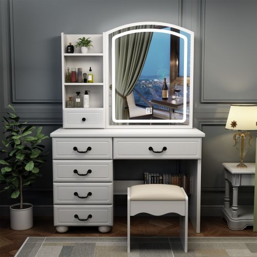 edecorhavens's tweet photo. 💡 Glow While You Get Ready! Upgrade your beauty routine with our Vanity Desk Set — bright lights, a sleek mirror, and the perfect space for all your essentials. 📷 https://t.co/MJeMxyniuw #EDecorHavens #VanityDesk #MakeupTable #BeautyStation #HomeDecor #BedroomStyle #GlamSpace #InteriorDesign #ModernLiving