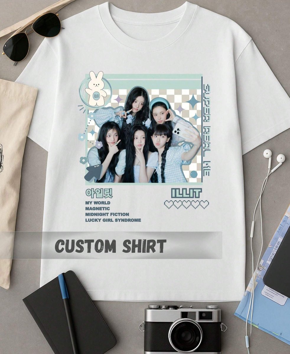 jimomimi_'s tweet photo. Camisa girl group illit 🩵

- preço: 24,99
- unissex 
- 100% algodão 

Link: https://t.co/bCwWBue1fD https://t.co/vHxMY0E9yF