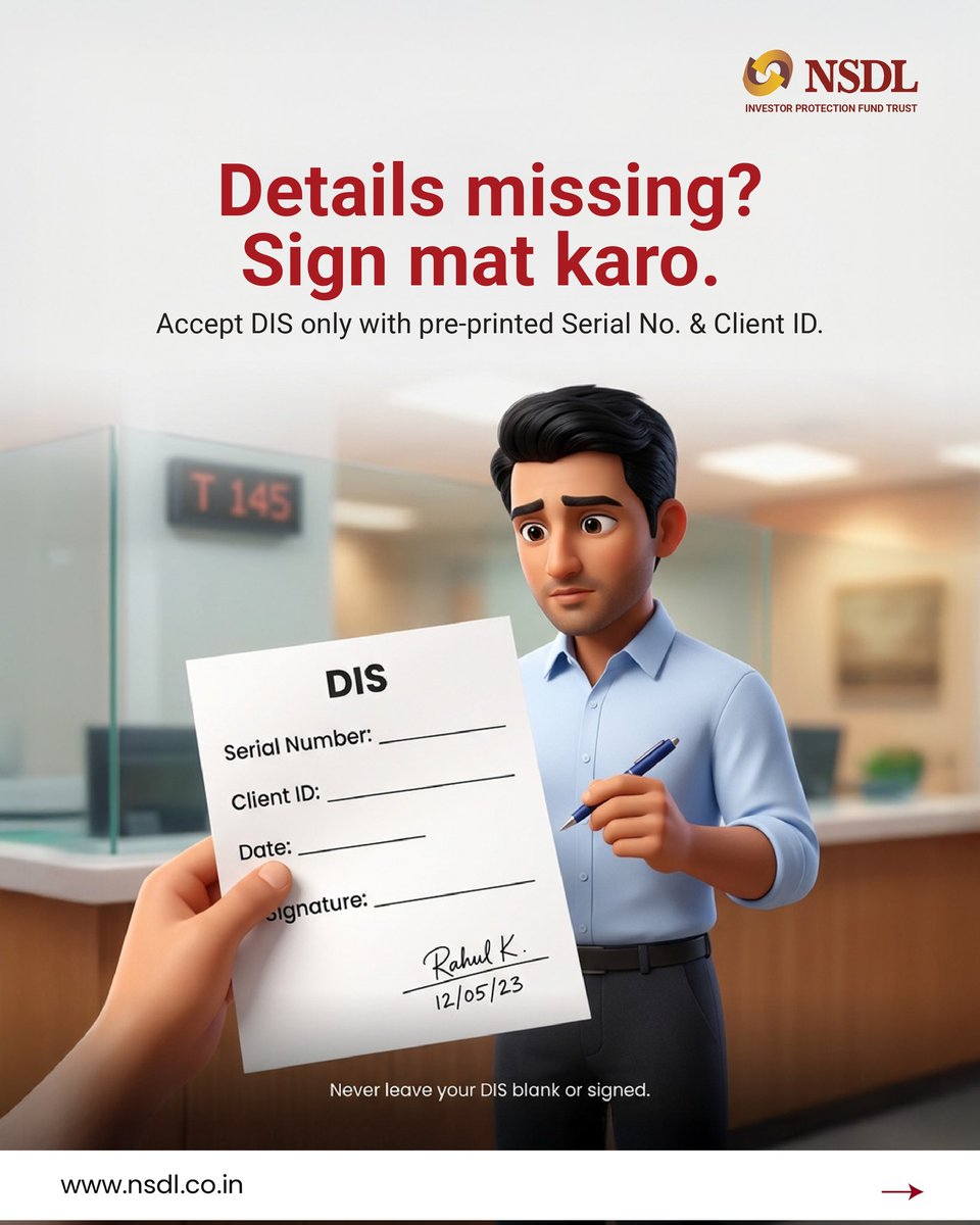 NSDL - National Securities Depository Limited tweet media