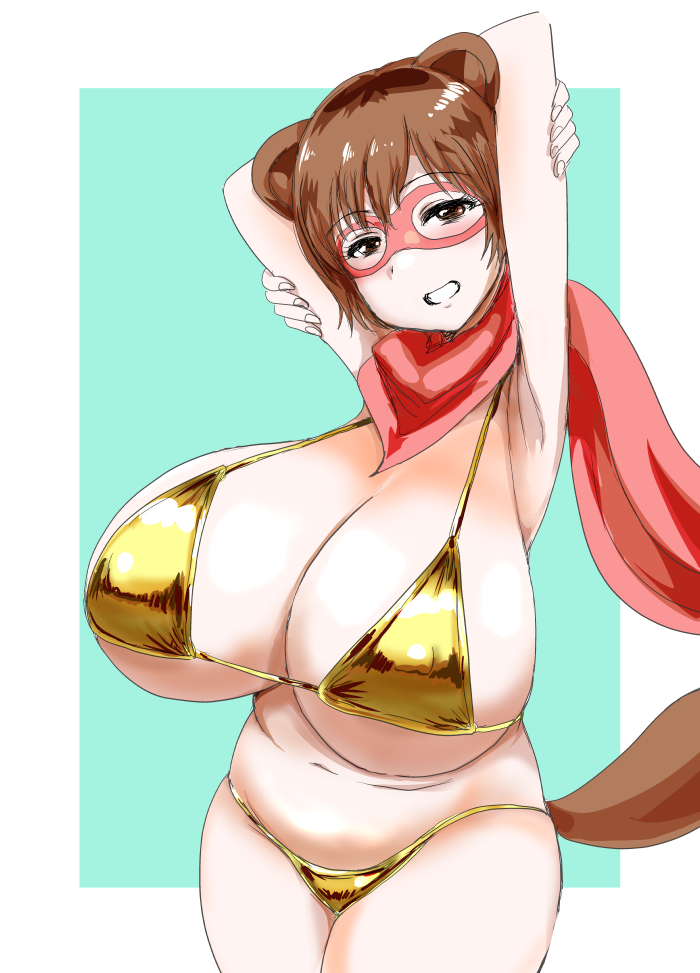 たんたんたぬきの金ビキニ(再掲) 