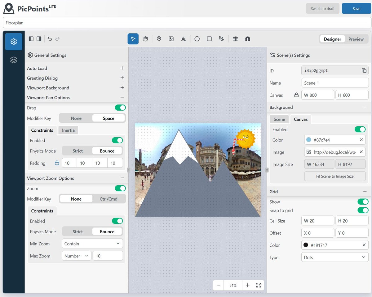 mxlawr's tweet image. 🥳Finally made it to the final lap, the release is just around the  corner, I hope .) The interface is almost ready, just a few more touches and tests 🧐
#WordPress #Dev #ImageMap #Mapplic #PicPoints