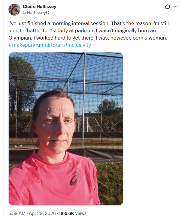 natsrambles's tweet image. I have lung scaring, nerve damage from pneumonia, I climbed Blencathra 2 years after almost dying in hospital from it. Pensioners were overtaking as I climbed

Should I ask for those with working lungs to be banned from a fun run #sarcasm #parkrun

She's selfish and thoughtless