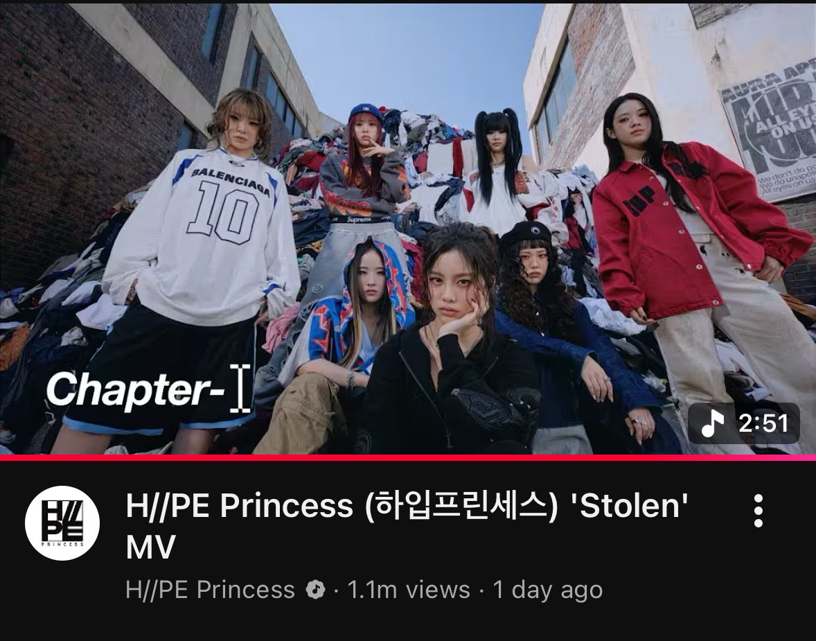 H//PE Princess Charts tweet media