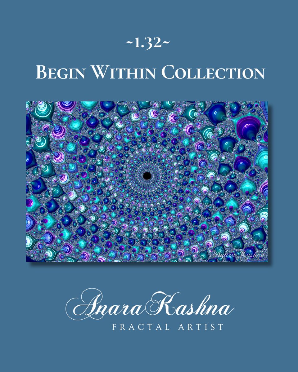 AnaraKashna's tweet image. Dive inward and get lost in the infinite beauty of this mesmerizing fractal 🌀

#AnaraKashna #Fractal #Art #Artist #Artwork #WallArt #WallDecor #InteriorDesign #ArtOfTheDay #ArtDaily #ArtCommunity #ArtInspiration #CreativeDesign #ContemporaryArt #ArtCollection