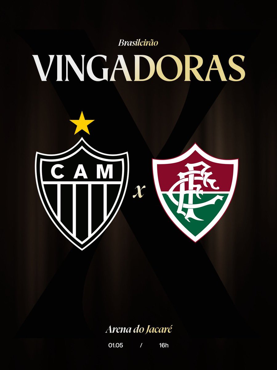⚔️ 𝐅𝐄𝐑𝐈𝐀𝐃𝐎 𝐂𝐎𝐌 𝐕𝐈𝐍𝐆𝐀𝐃𝐎𝐑𝐀𝐒! 🇧🇷

Nesta sexta (1), às 16h, na Arena do Jacaré, o Galo entra em campo pela 9ª rodada do Brasileiro. ⚽

Bora buscar mais uma vitória juntos, Massa! 💪🏼

🎟️ 1kg de alimento não perecível 
🐔 Sócio GNV Vingadores tem entrada gratuita