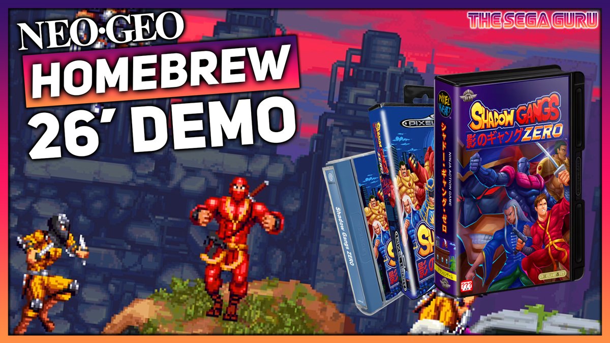 thesegaguru's tweet image. 🔥Here's a brand NEW 2026 look at Shadow Gangs Zero by @ShadowGangs and being published by @PixelHeart_eu 

🕹️Truly an incredible experience so far for the #neogeo #megadrive #dreamcast and more!

youtu.be/5vSu4dEMSuc 👀