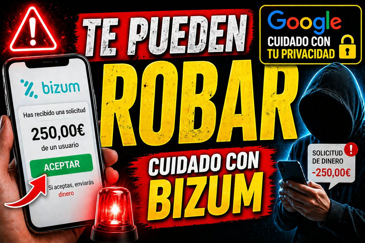 Integratics's tweet photo. Nuevo Noticiario de Ciberseguridad en https://t.co/4IdbI5VLWY. Hablamos de:

 - Google usará nuestras fotos para entrenar su IA
 - Múltiples estafas con Bizum aprovechando su popularidad

https://t.co/CR7qhzVOql https://t.co/rx3fZclm4T