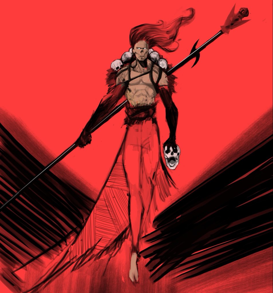 GideonAdoki's tweet image. Necromancer concept🔴