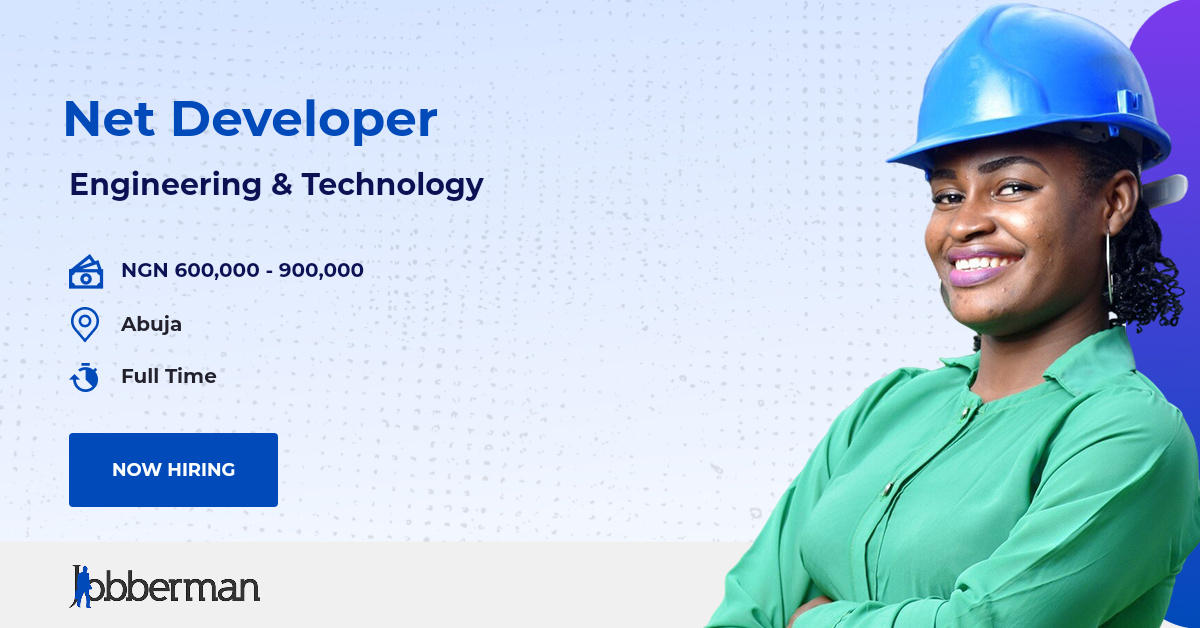 Jobbermandotcom's tweet photo. 🚨 Job Alert!
Seeking an Entry Level Net Developer. Design, develop, and maintain NET applications. 2+ years experience required. Apply Now!
https://t.co/D5me03l5eF
Know someone perfect for this? Share or tag them!
#NowHiring #JobsInNigeria #JobbermanNigeriaJobs #EndUn... https://t.co/8A3MSaFxbv