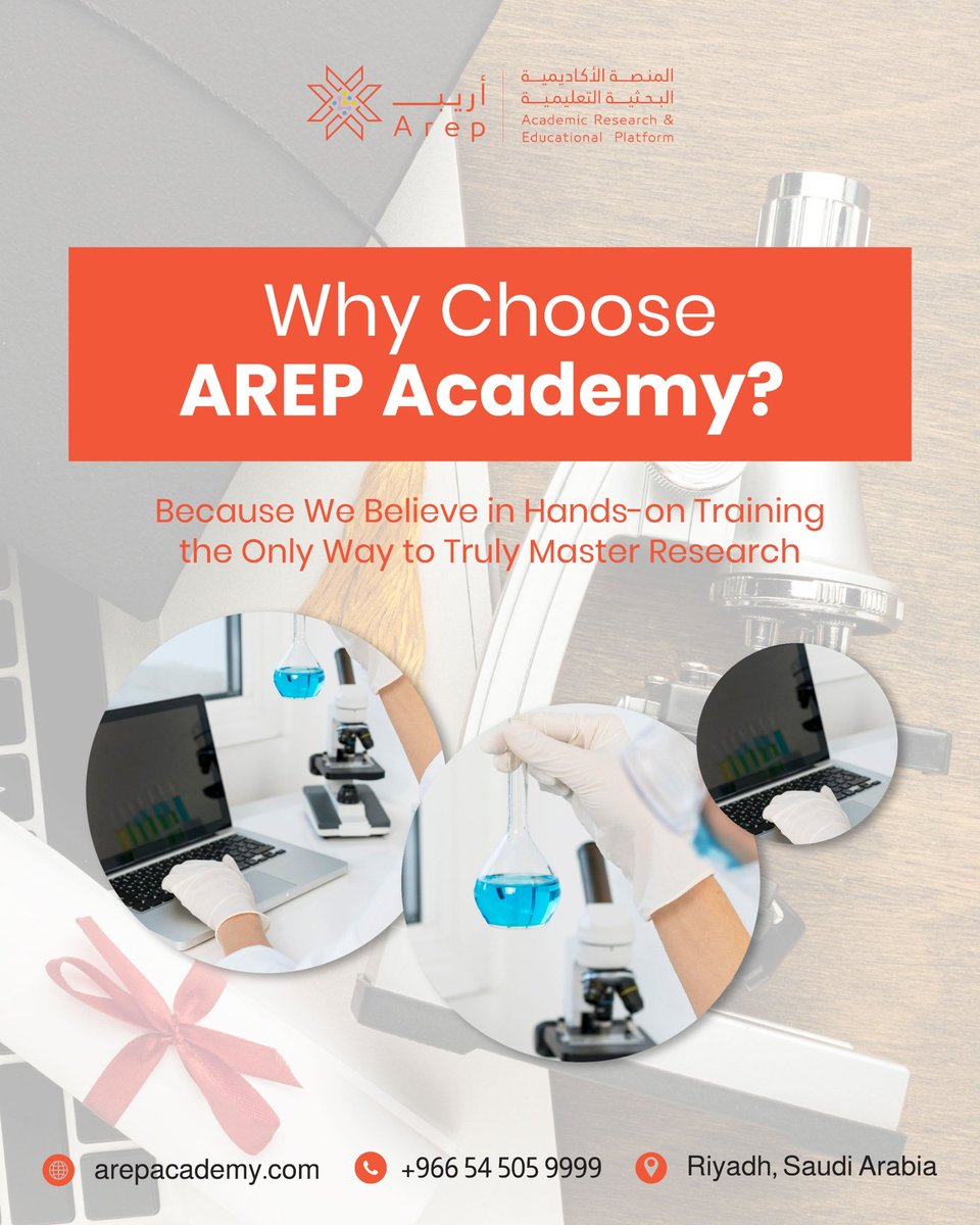 ArepPlatform's tweet photo. Why choose AREP? 
It's simple: Hands-on Training &amp; Career-Driven Learning from experts. We train you for real lab success. That's the promise. 

Start your journey: https://t.co/ffdkMueQKI

#LabTraining #ResearchSkills #ScienceCareer #AcademicPlatform #AREP https://t.co/HrM5HrLbZh