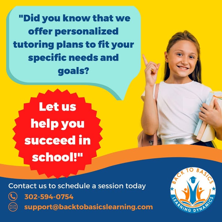 Back2BasicsDE's tweet image. #BacktoBasicsLearningDynamics#onlinetutoring #tutoring #education #tutor #onlinetutor