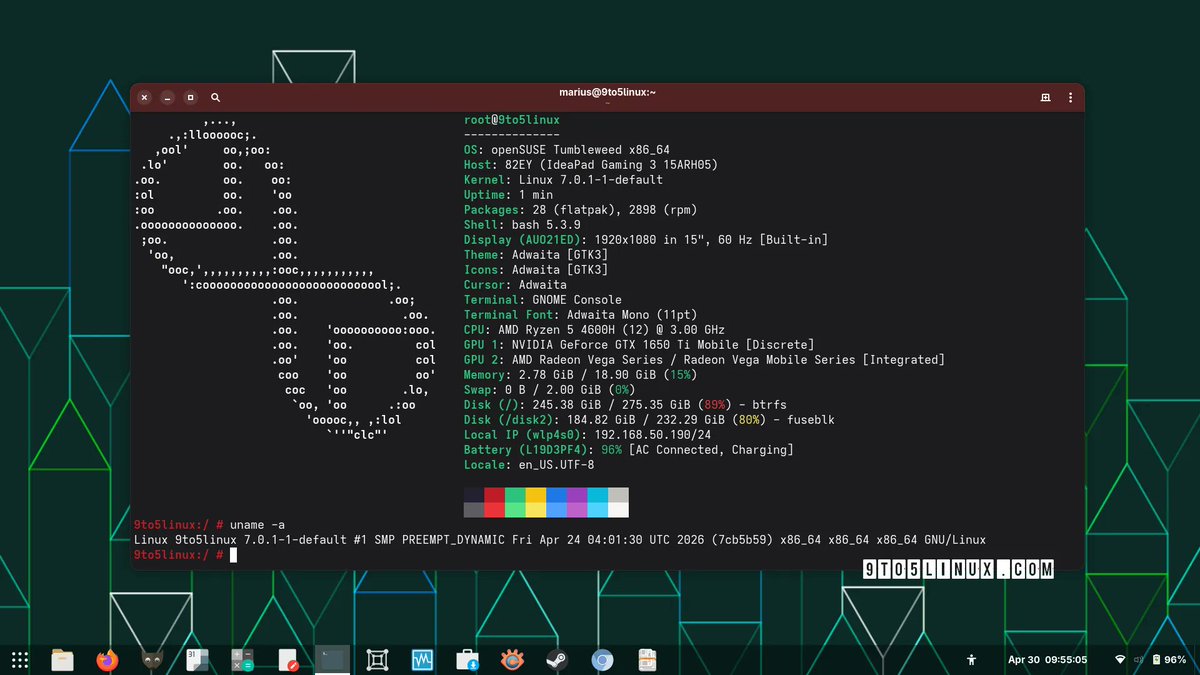 9to5Linux tweet media