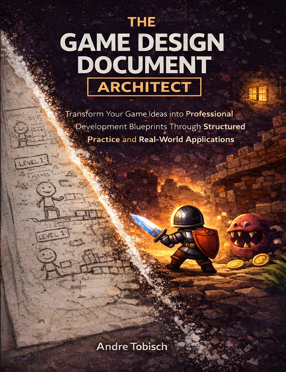AT85Productions's tweet photo. 🎮 Got a game idea stuck in your head? It's time to get it on paper. The Game Design Document Architect is a hands-on workbook that walks you through building professional GDDs from scratch📐

👉 Grab your copy on Amazon: https://t.co/yz1KYxEhgp

#GameDesign #GameDev #GDD https://t.co/K2CpEag3ir