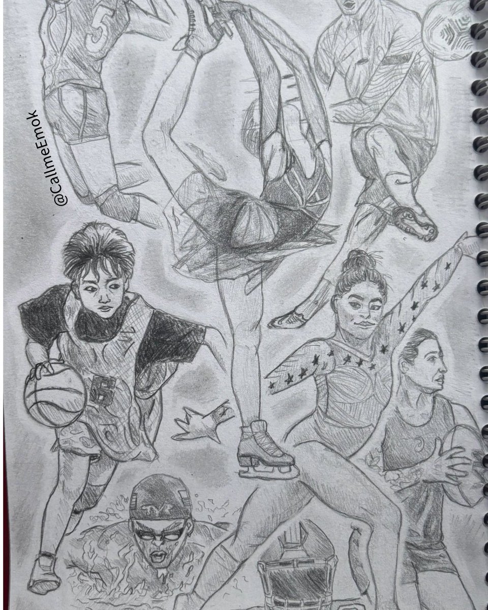 callmeemok's tweet image. sport sketches #artoftheday #sketchbook #pencildrawing #artmoots