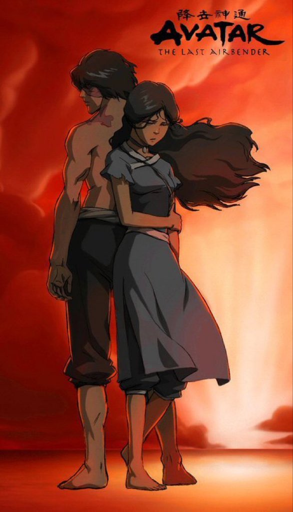 Zuko and Katara CHANGED LIVES in this official art
